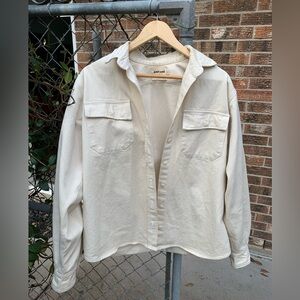 Rudy Jude Adult Chamois Shirt, natural denim, size small